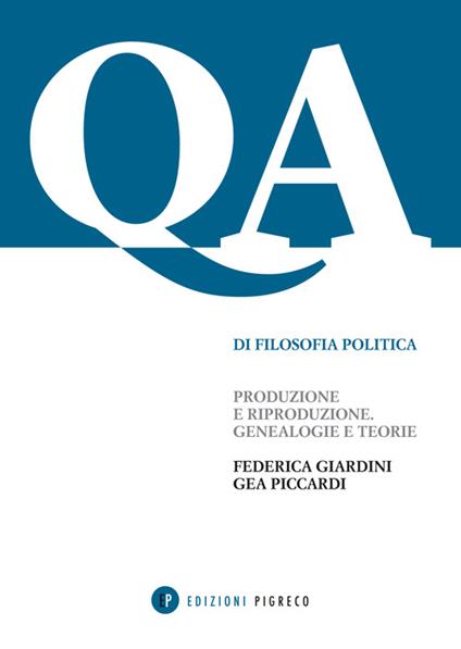 Quaderno di appunti di filosofia politica - Federica Giardini,Gea Piccardi - copertina
