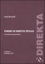 Pareri di diritto penale corredati da giurisprudenza