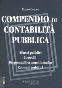 Compendio di contabilità pubblica - Mauro Orefice - copertina