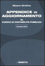 Appendice di aggiornamento al codice di contabilità pubblica