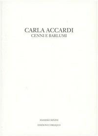 Cenni e barlumi - Carla Accardi - copertina