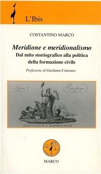 Meridione e meridionalismo - Marco Costantino - copertina