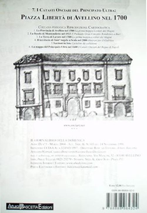 Catasti onciari del regno di Napoli: la mappa delle università. Comuni del 1600 - copertina