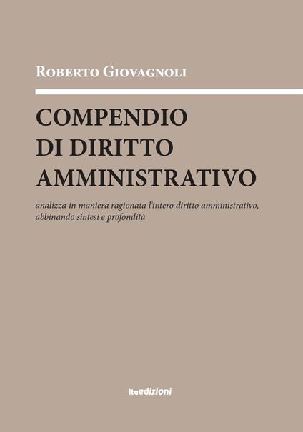 Compendio di diritto amministrativo - Roberto Giovagnoli - copertina