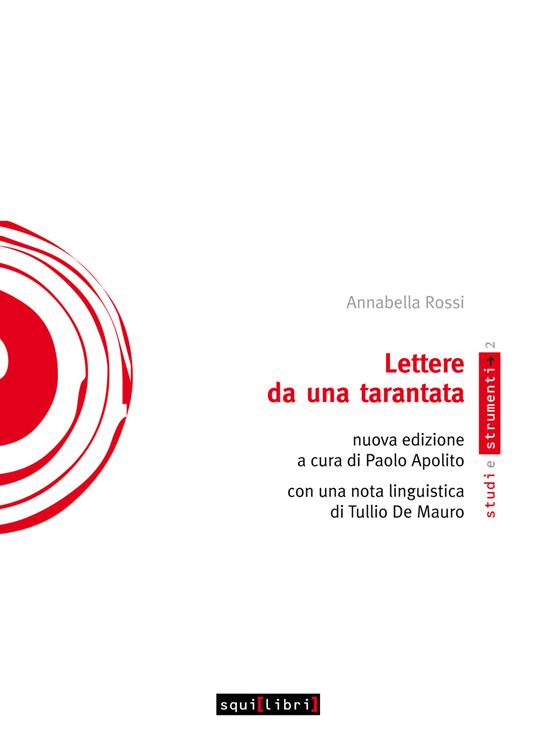 Lettere da una tarantata - copertina