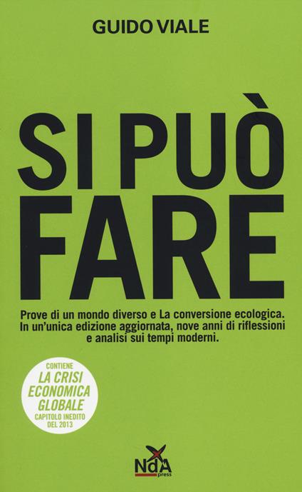 Si può fare: Prove di un mondo diverso-La conversione ecologica - Guido Viale - copertina