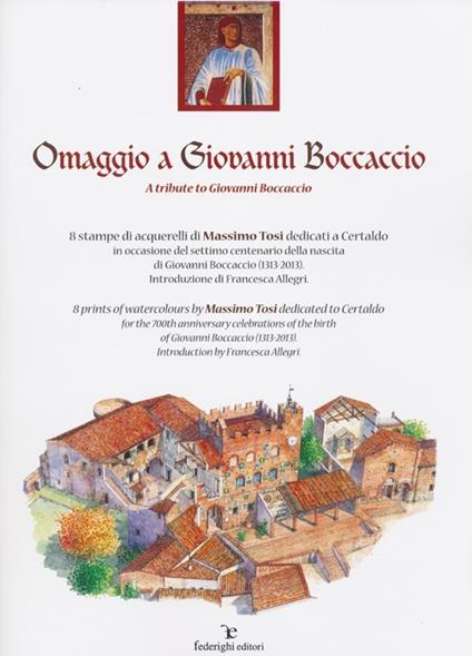 Omaggio a Giovanni Boccaccio. Ediz. italiana e inglese - Massimo Tosi - copertina