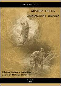 Miseria della condizione umana - Innocenzo III - copertina