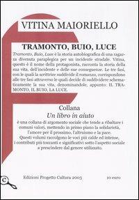 Tramonto, buio, luce - Vitina Maioriello - copertina