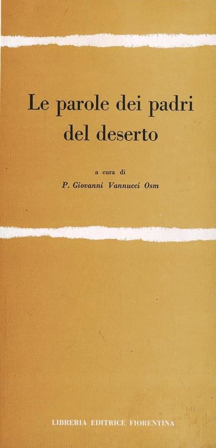 La parola dei Padri del deserto - copertina