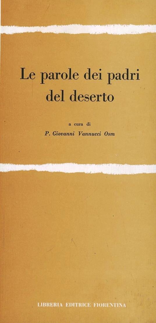 La parola dei Padri del deserto - copertina