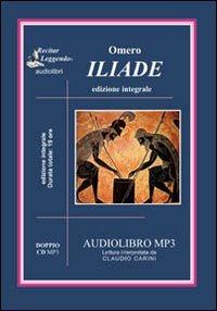 L'iliade. Audiolibro. 2 CD Audio formato MP3. Ediz. integrale - Omero - copertina