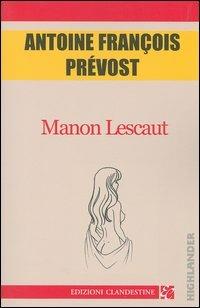 Manon Lescaut - Antoine-François Prévost - copertina