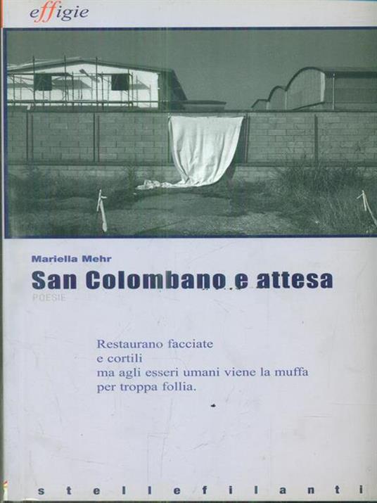 San Colombano e attesa - Mariella Mehr - copertina
