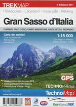 Gran Sasso d'Italia. Carta dei sentieri 1:15.000