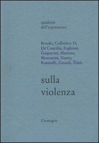 Sulla violenza - copertina