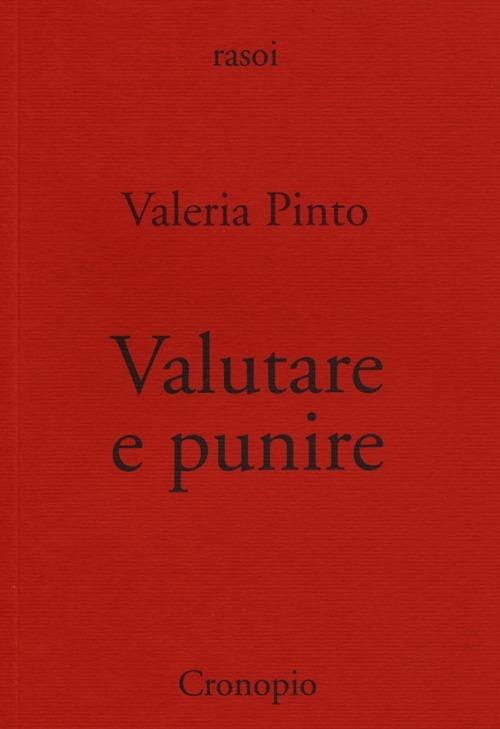 Valutare e punire - Valeria Pinto - copertina