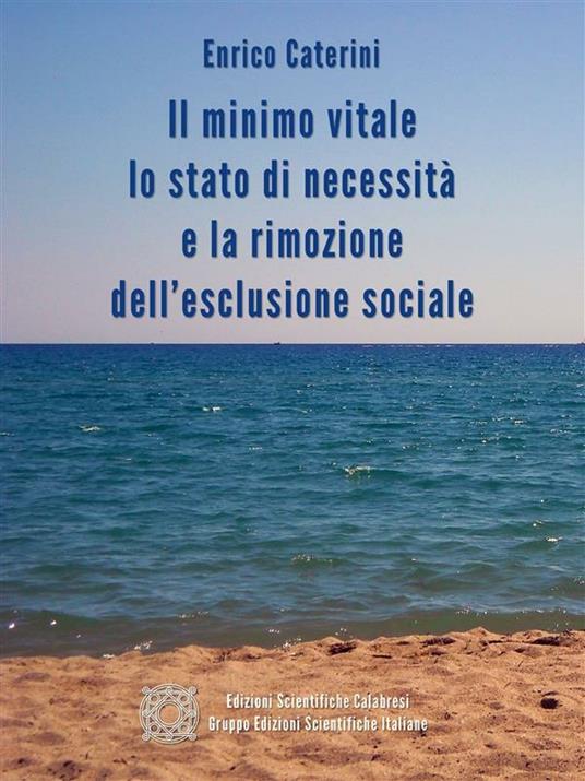 Il minimo vitale, lo stato di necessità e la rimozione dell'esclusione sociale - Enrico Caterini - ebook