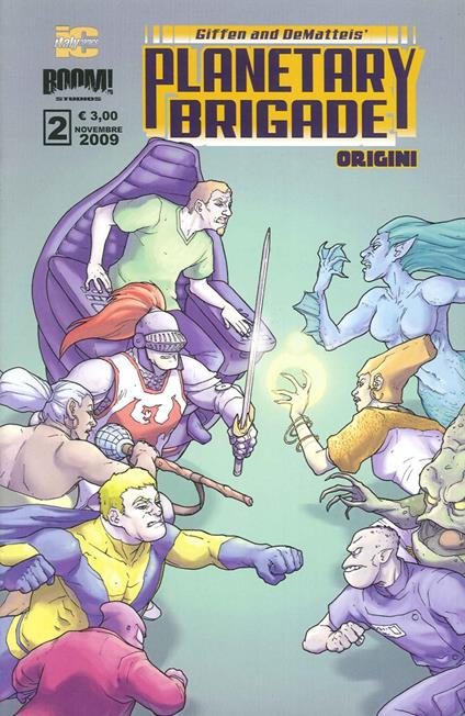 Planetary brigade. Origini. Vol. 2 - Keith Giffen,Jean Marc DeMatteis - copertina