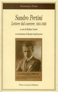 Sandro Pertini. Lettere dal carcere 1931-35 - copertina