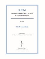 R-EM. Rivista internazionale di studi su Eugenio Montale (2020). Vol. 1: Montaliana.
