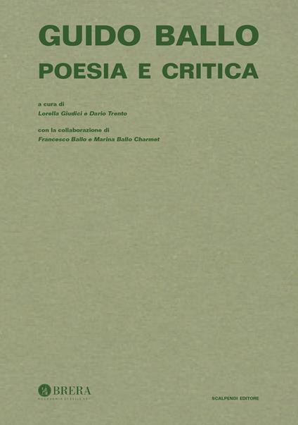 Guido Ballo. Poesia e critica - copertina
