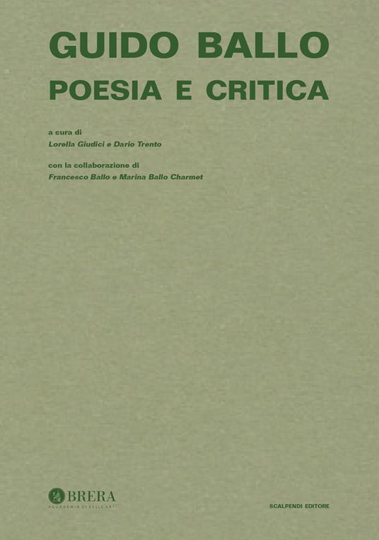Guido Ballo. Poesia e critica - copertina