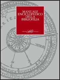 Manuale enciclopedico della bibliofilia - copertina