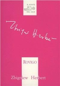 Rovigo. Testo polacco a fronte - Zbigniew Herbert - copertina