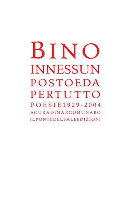 In nessun posto e da per tutto - Bino Rebellato - copertina