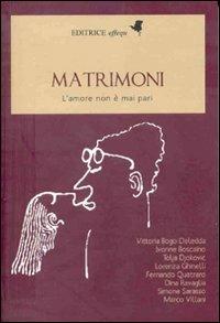 Matrimoni. L'amore non è mai pari - copertina