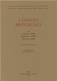 I concili provinciali di Cagliari (1886), Benevento (1895), Milano (1906) - copertina