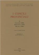 I concili provinciali di Cagliari (1886), Benevento (1895), Milano (1906)