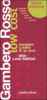 Gambero Rosso low cost 2008-2009 - copertina