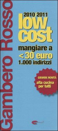 Gambero Rosso low cost 2010-2011 - copertina