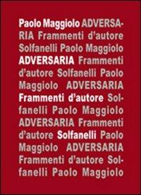 Adversaria. Frammenti d'autore - Paolo Maggiolo - copertina