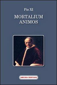 Mortalium animos - Pio XI - copertina