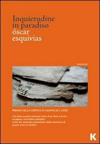 Inquietudine in paradiso - Oscar Esquivias - copertina