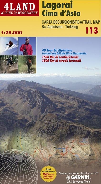 Lagorai, Cima d'Asta - Enrico Casolari,Remo Nardini - copertina