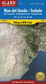 Riva del Garda. Torbole. Carta topografica-escursionistica 1:10.000. Ediz. italiana, inglese e tedesca
