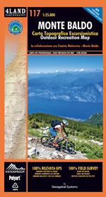 Monte Baldo. Carta topografica-escursionistica 1:25.000. Ediz. italiana, inglese e tedesca