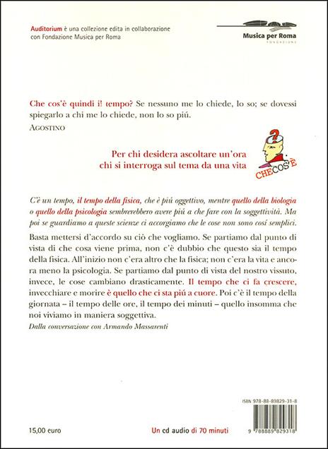 Che cos'è il tempo? Con CD Audio - Edoardo Boncinelli - 2