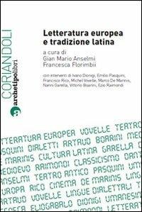 Letteratura europea e tradizione latina - copertina