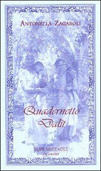 Quadernetto dalít - Antonella Zagaroli - copertina