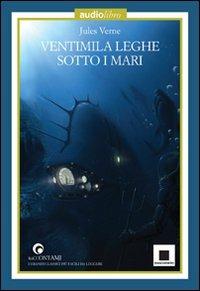 Ventimila leghe sotto i mari letto da Marco Franzelli. Audiolibro. CD Audio - Jules Verne - copertina
