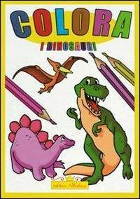 Colora i dinosauri - Roberto Dell'Agnello - copertina