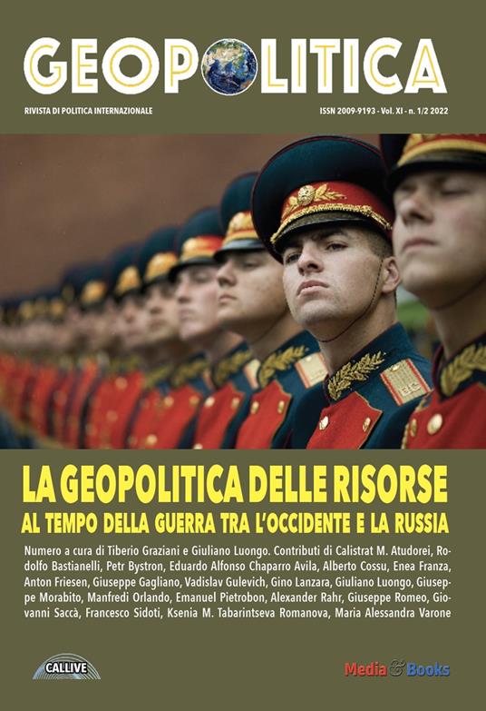 Geopolitica (2022). Vol. 11: La geopolitica delle risorse. Al tempo della guerra tra l'Occidente e la Russia - copertina