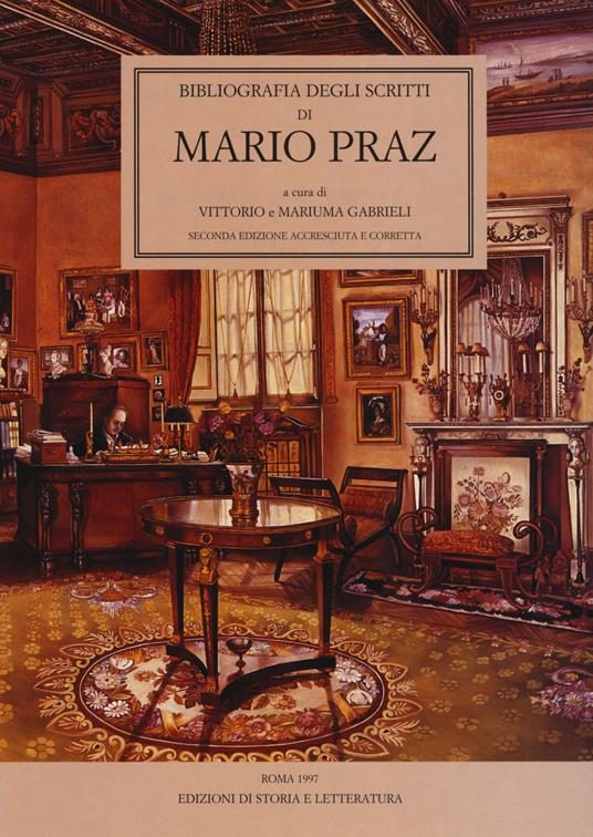 Bibliografia degli scritti di Mario Praz - copertina
