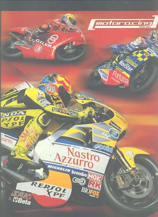 Motoracing. News 2001 - Tino Martino,Valerio Boni - copertina