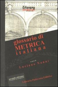 Glossario di metrica italiana - copertina